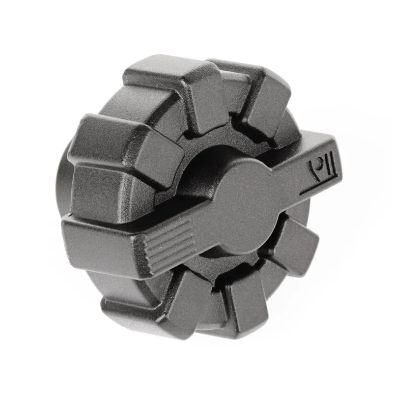 Rugged Ridge 01-19 Jeep Wrangler TJ/LJ/JK/JL Black Elite Aluminum Fuel Cap - Image 2
