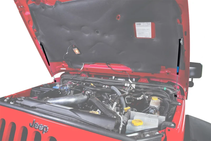 Rugged Ridge 07-18 Jeep Wrangler JK Hood Lift Kit - Image 4