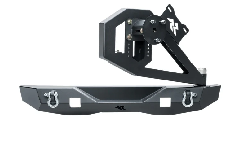 Rugged Ridge 07-18 Jeep Wrangler (JK/JKU) XOR Rear Bumper w/Swing Out Tire Carrier - Tex. Blk - Image 3