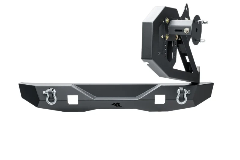 Rugged Ridge 07-18 Jeep Wrangler (JK/JKU) XOR Rear Bumper w/Swing Out Tire Carrier - Tex. Blk - Image 4