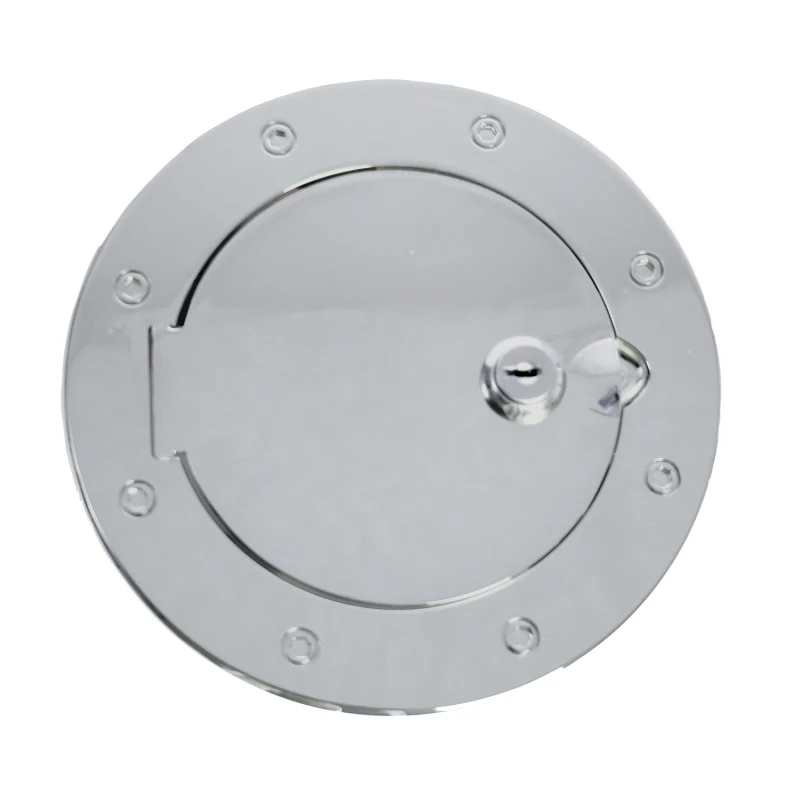 Rugged Ridge 07-18 Jeep Wrangler JK Stainless Steel Locking Gas Cap Door - Image 2