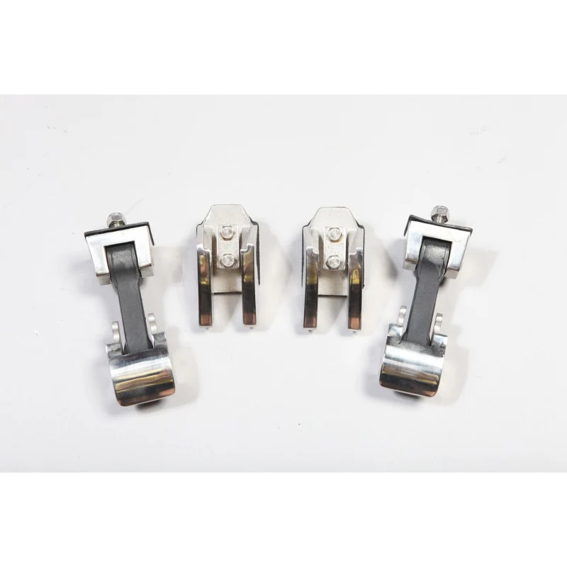 Rugged Ridge 07-18 Jeep Wrangler Stainless Steel Hood Catch Set - Image 2