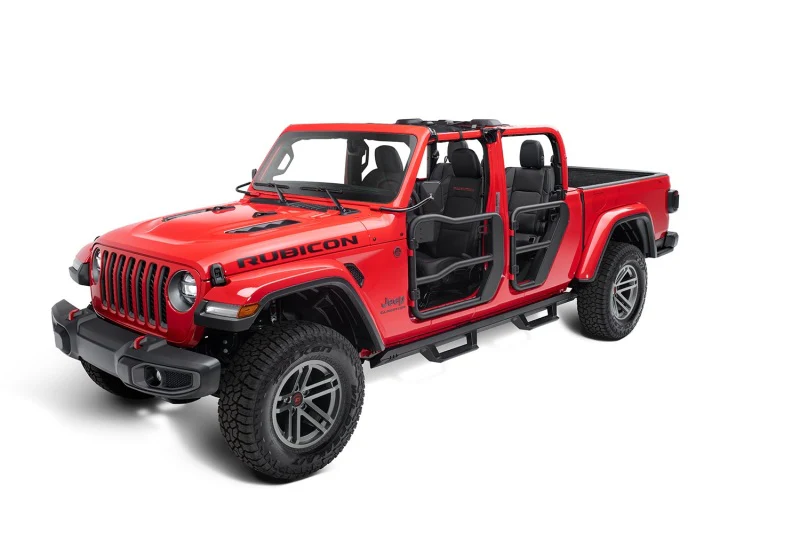 Rugged Ridge 18-20 Jeep Wrangler JL/JT Rectangular Trail Mirror - Image 4