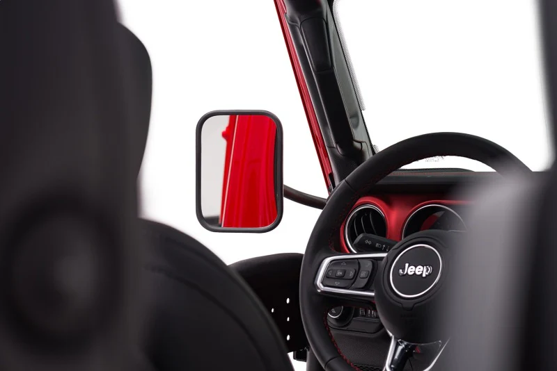 Rugged Ridge 18-20 Jeep Wrangler JL/JT Rectangular Trail Mirror - Image 5