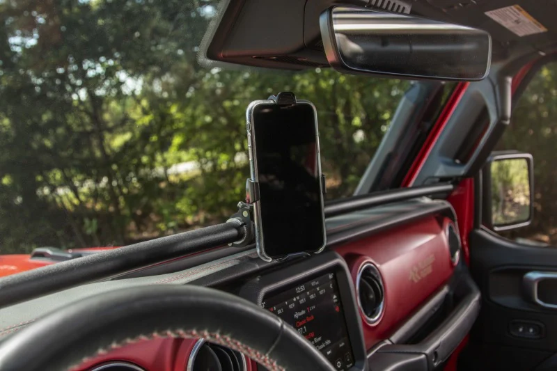 Rugged Ridge 18-21 Jeep Wrangler/Gladiator (JL/JT) Dash Bar - Black - Image 2