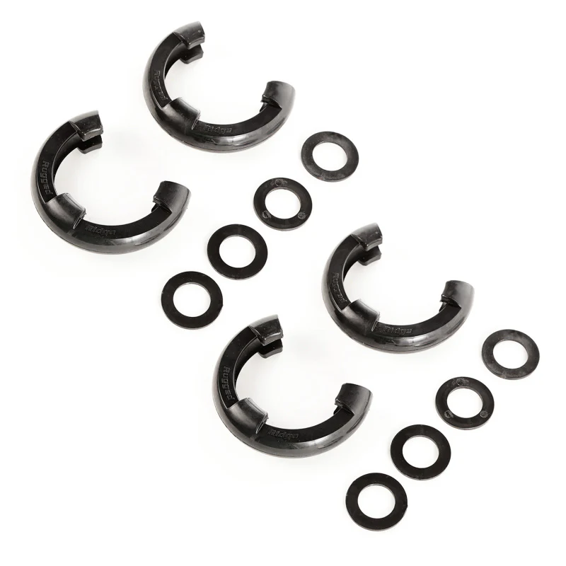 Rugged Ridge 3/4in Black D-Ring Isolator Kit - Image 2
