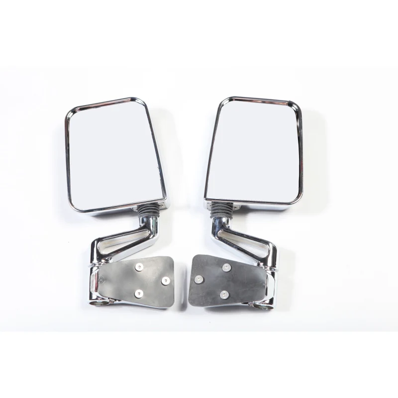 Rugged Ridge 87-02 Jeep Wrangler YJ/TJ Chrome Dual Focus Door Mirror Kit - Image 2