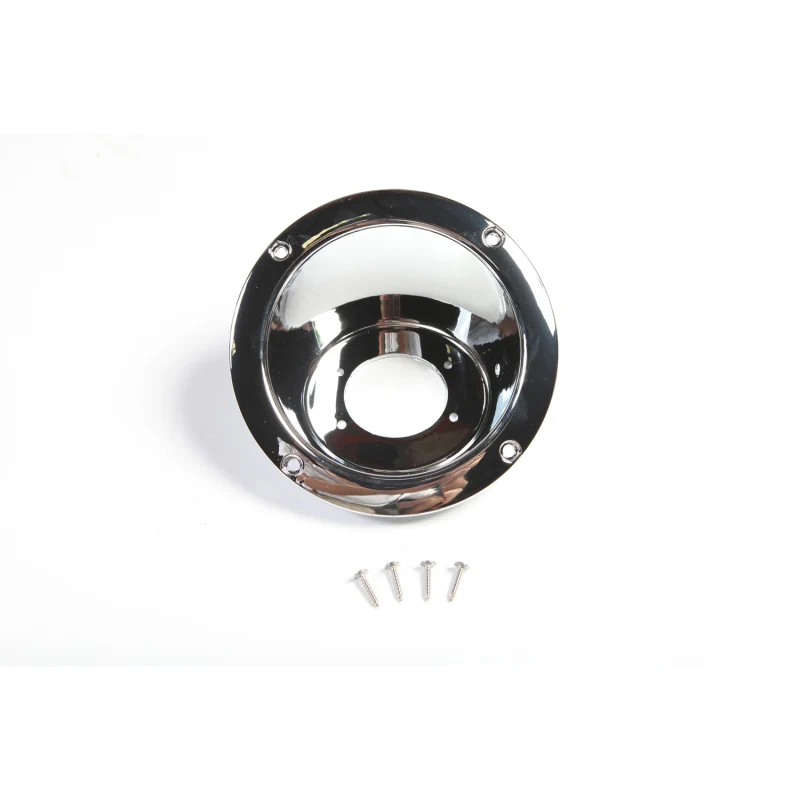 Rugged Ridge 97-06 Jeep Wrangler Chrome Gas Tank Filler Bezel - Image 2