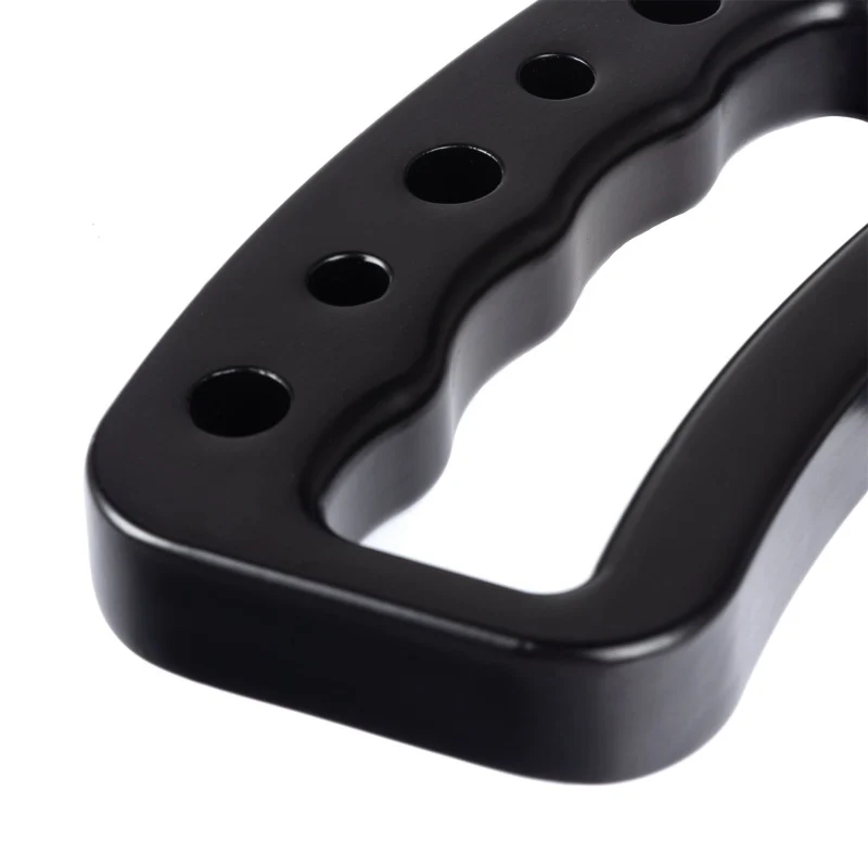 Rugged Ridge Aluminum Grab Handles Front Pair Black 07-18 Jeep Wrangler JK/JKU - Image 3
