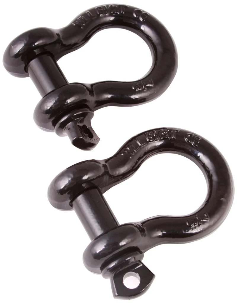 Rugged Ridge Black 7/8th Inch D-Shackles - Image 2