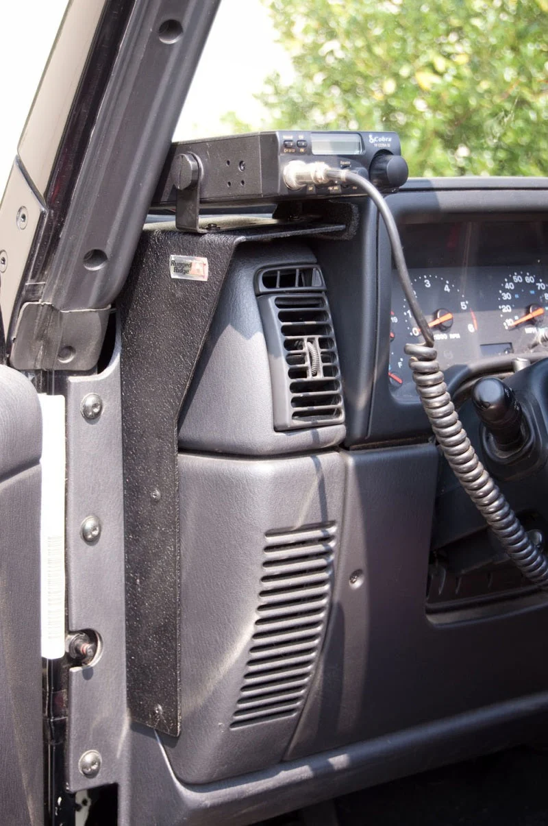 Rugged Ridge CB Radio Dash Mount 97-06 Jeep TJ LJ Jeep Wrangler - Image 3