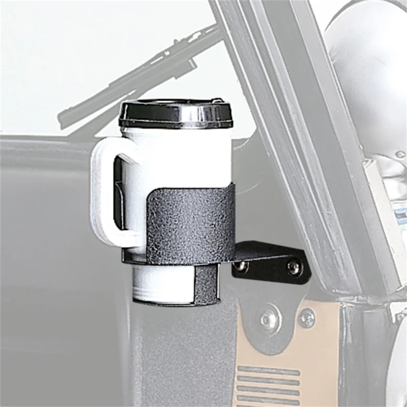 Rugged Ridge Cup Holder Windshield Mount 76-95 Jeep CJ / Jeep Wrangler - Image 3