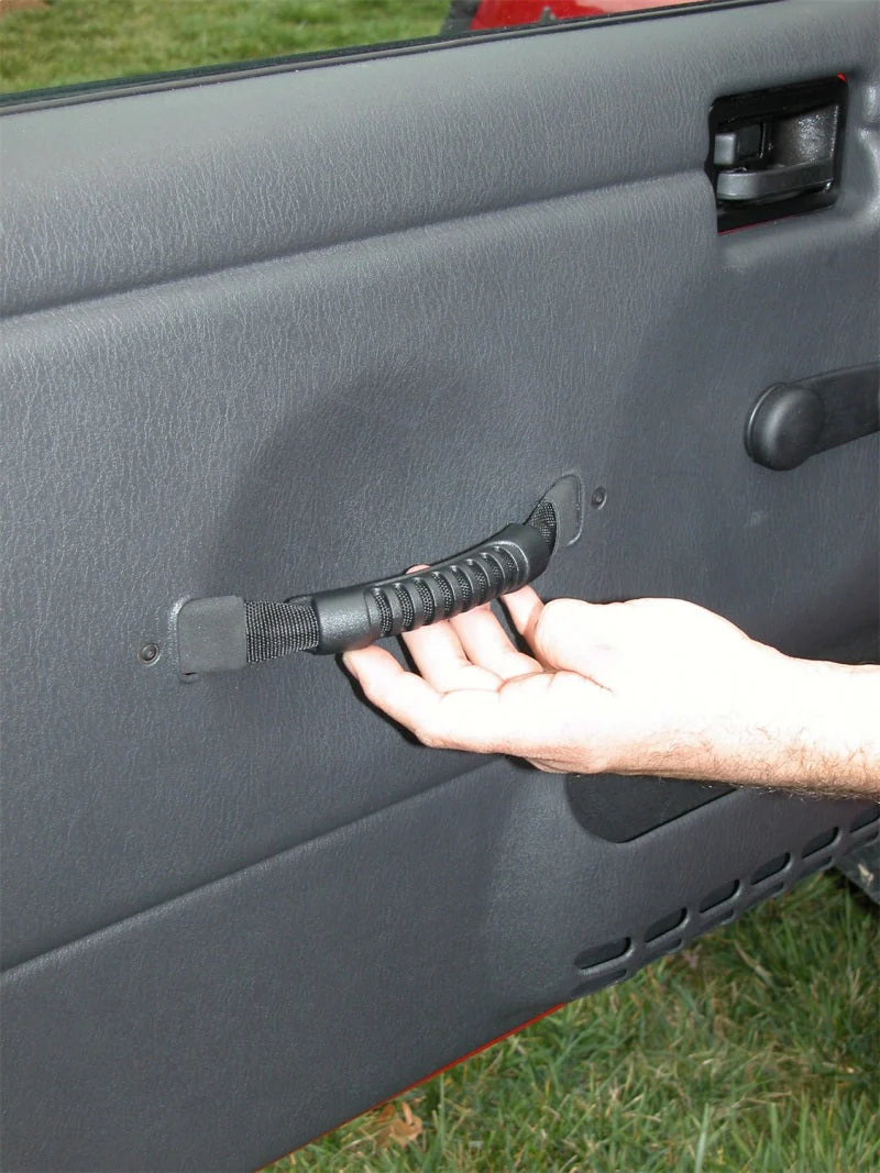 Rugged Ridge Door Pull Straps Black 97-06 Jeep Wrangler - Image 4