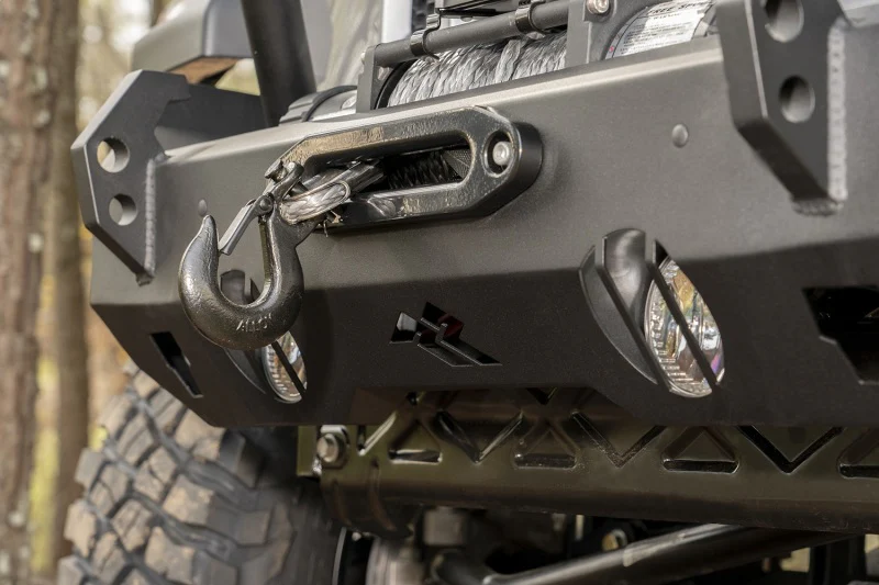 Rugged Ridge HD Bumper Full Width Front 07-18 Jeep Wrangler JK 18-20 Jeep Wrangler JL 2020 JT - Image 7