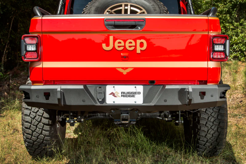 Rugged Ridge HD Bumper Rear 20-21 Jeep Gladiator JT - Image 3