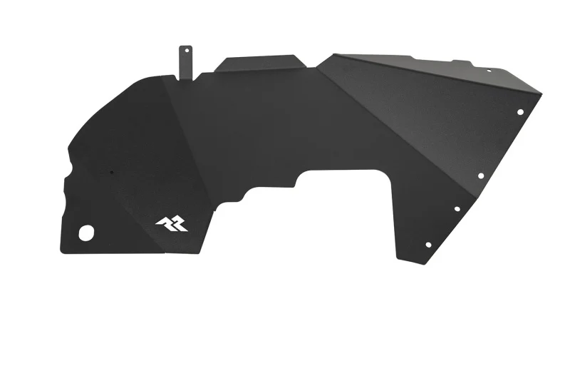 Rugged Ridge Inner Fender Liners Frnt Aluminum Black 18-20 Jeep Wrangler JL - Image 4