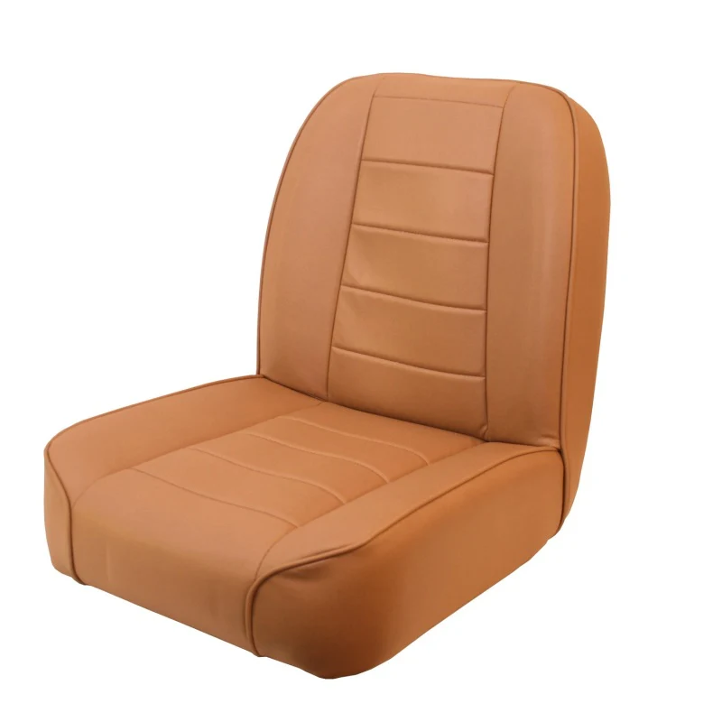 Rugged Ridge Low-Back Front Seat Non-Recline Tan 55-86 CJ - Image 2