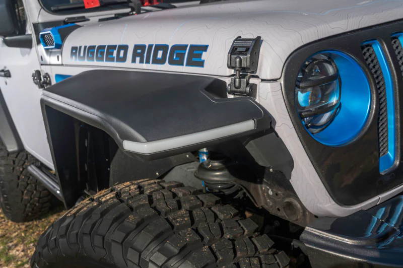 Rugged Ridge Max Terrain Fender Flare Set F & R 18-22 Jeep Wrangler JL - Image 5