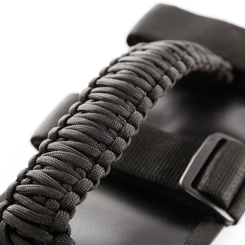 Rugged Ridge Paracord Grab Handles Black/Black Pair - Image 7