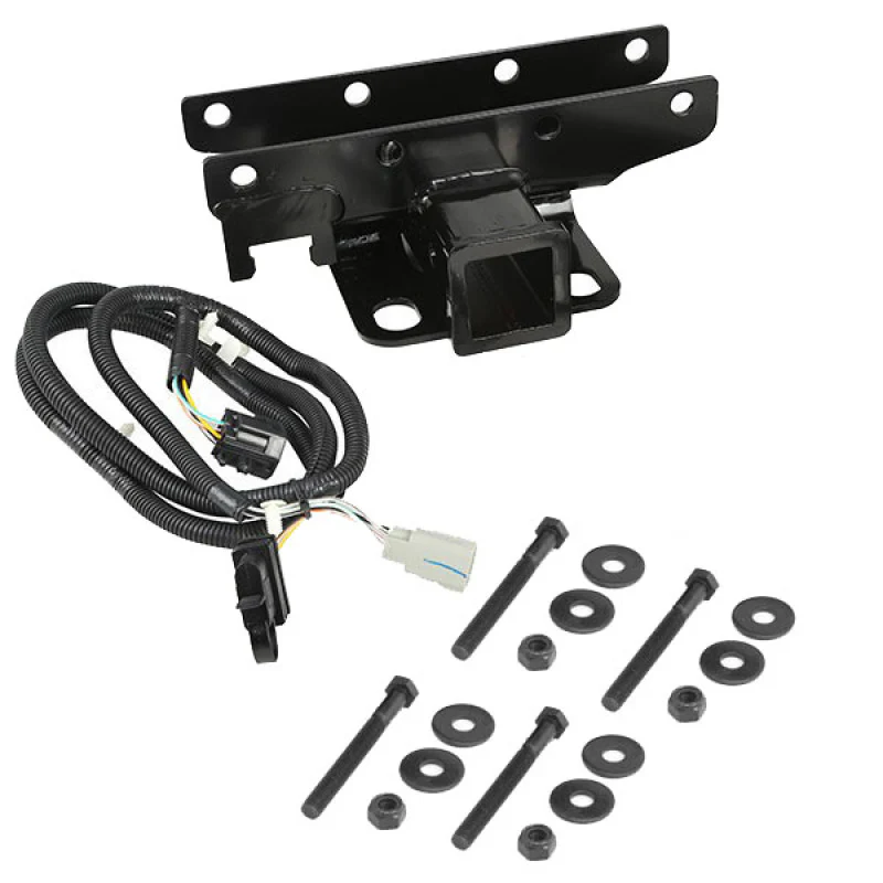 Rugged Ridge Receiver Hitch Kit w/ Wiring Harness 07-18 Jeep Wrangler JK - Image 2