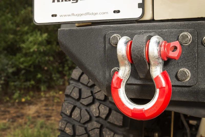 Rugged Ridge Red 7/8in D-Ring Isolator Kit - Image 5