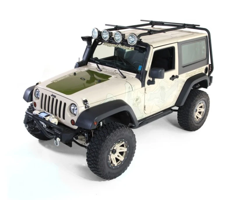 Rugged Ridge Roof Rack 07-18 Jeep 2-Door Jeep Wrangler - Image 2
