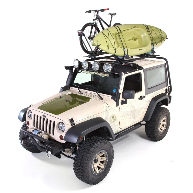 Rugged Ridge Roof Rack 07-18 Jeep 2-Door Jeep Wrangler - Image 3