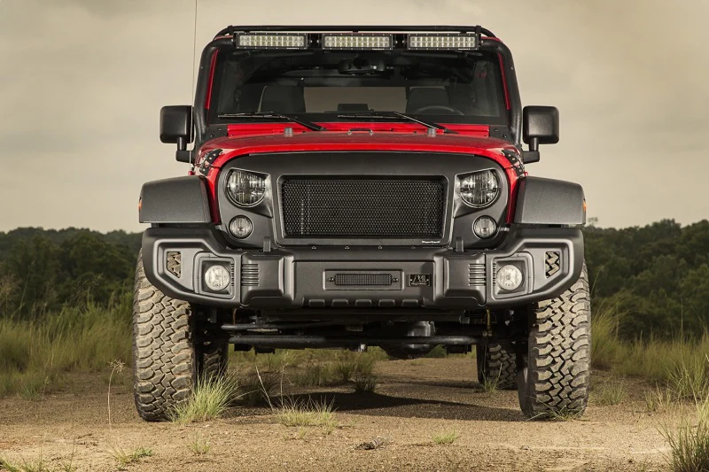 Rugged Ridge Spartacus Front Bumper Black 07-18 Jeep Wrangler - Image 3
