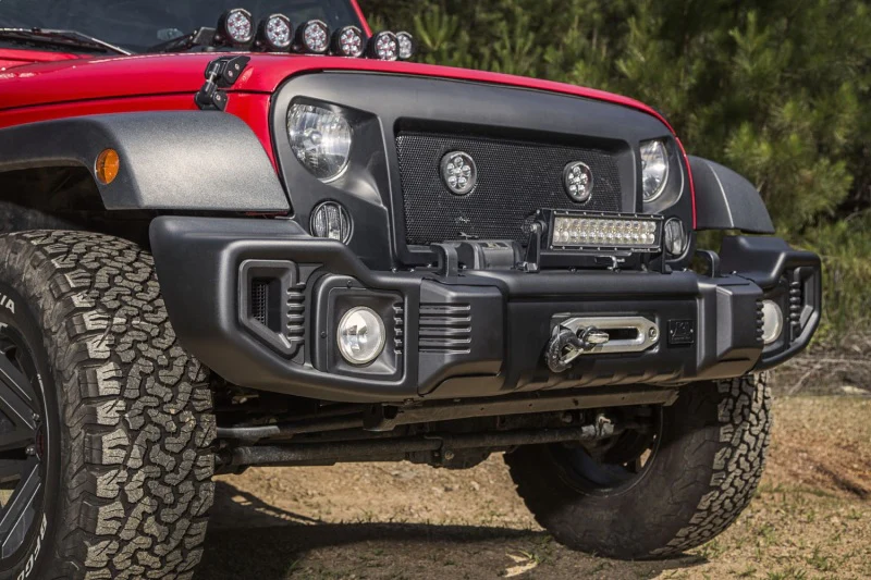 Rugged Ridge Spartacus Front Bumper Black 07-18 Jeep Wrangler - Image 7