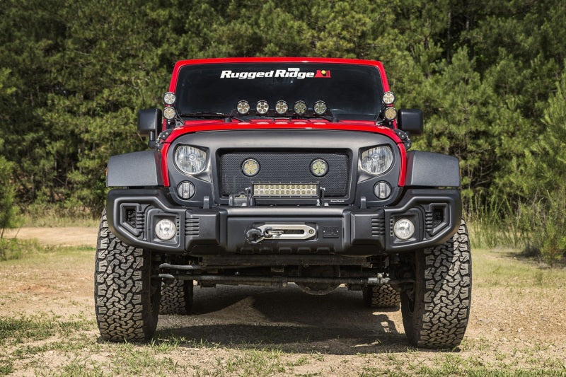 Rugged Ridge Spartacus Front Bumper Black 07-18 Jeep Wrangler - Image 9