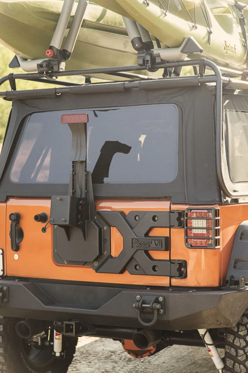 Rugged Ridge Spartacus HD Tire Carrier Kit 07-18 Jeep Wrangler - Image 4