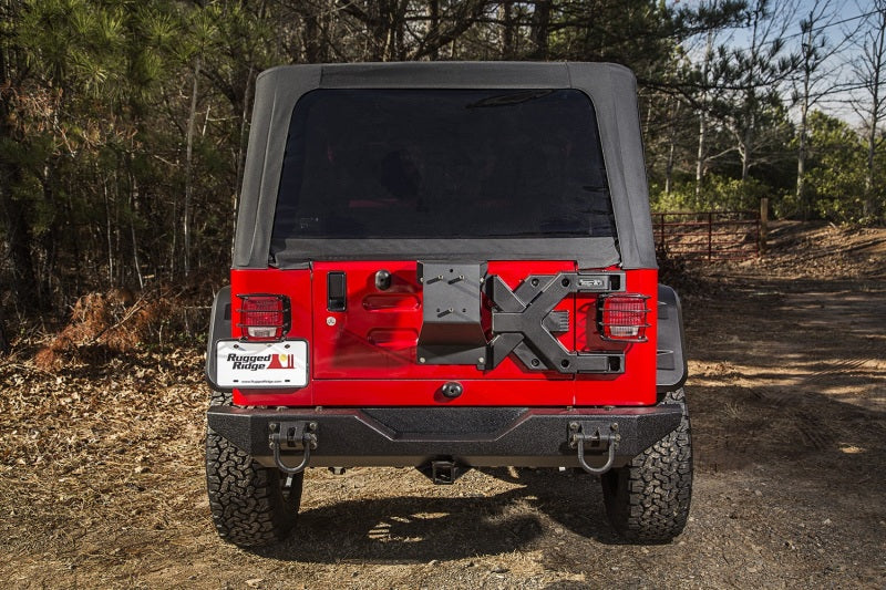Rugged Ridge Spartacus HD Tire Carrier Whl Mount 87-06 YJ/TJ - Image 4