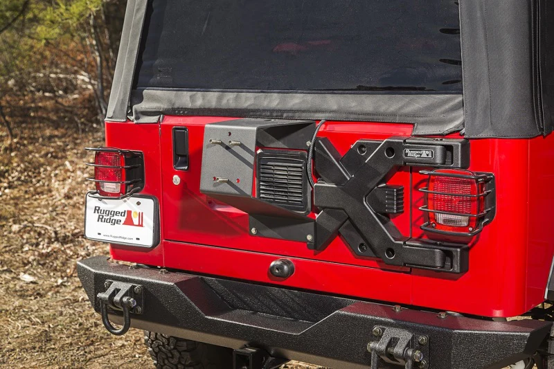 Rugged Ridge Spartacus HD Tire Carrier Whl Mount 87-06 YJ/TJ - Image 5