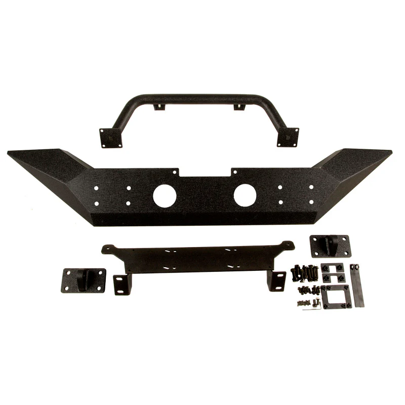 Rugged Ridge Spartan Front Bumper HCE W/Overrider 07-18 Jeep Wrangler JK - Image 2