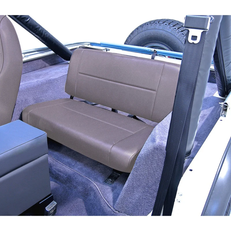 Rugged Ridge Standard Rear Seat Gray 55-95 Jeep CJ / Jeep Wrangler - Image 2