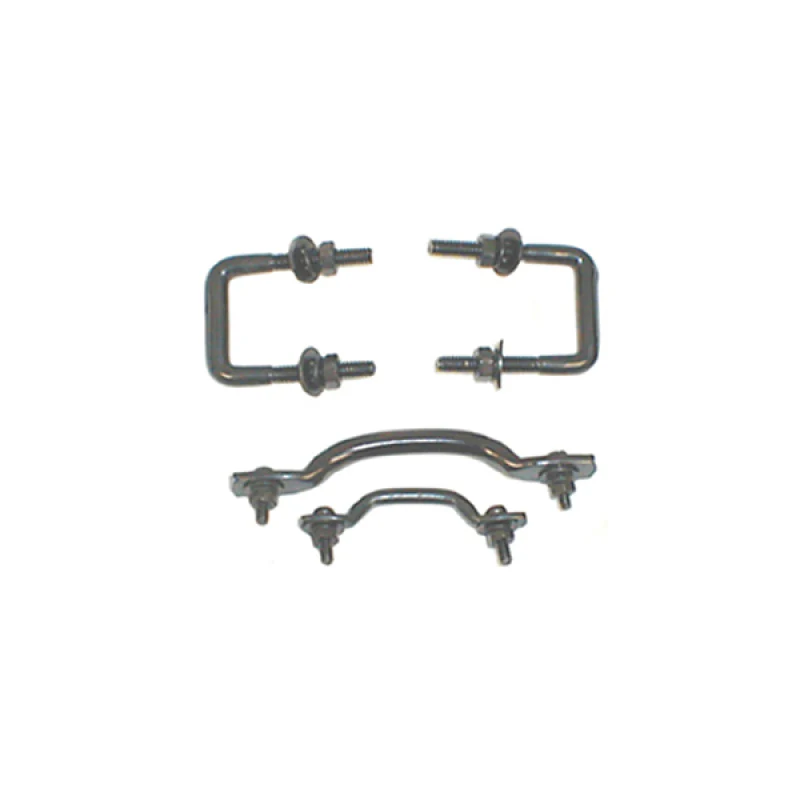 Rugged Ridge Windshield Tie Down Kit Black 55-95 Jeep CJ / Jeep Wrangler - Image 2