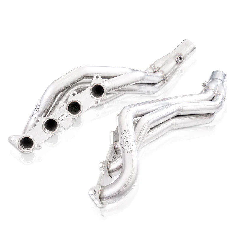 Stainless Works 15-19 Ford F-150 5.0L Catted Factory Connect Headers 1-7/8in Primaries 3in Collector - Image 6