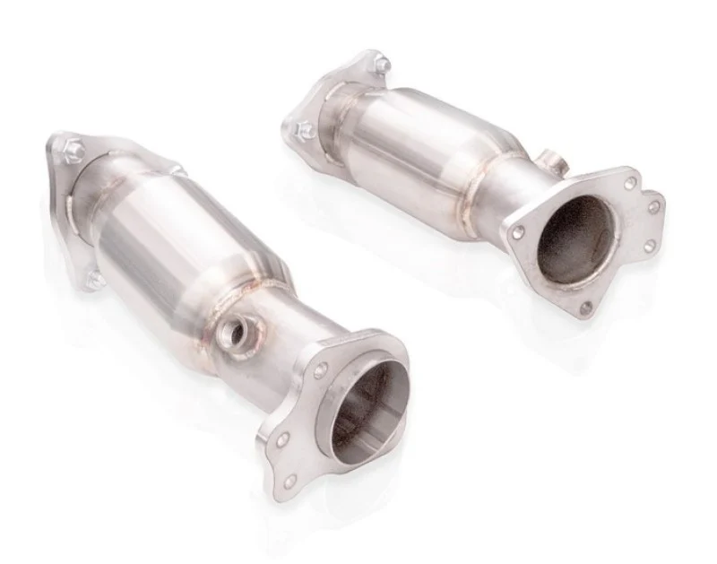 Stainless Works 20-21 Chevrolet Corvette C8 6.2L High-Flow Catted Midpipe Kit 3in - Image 2