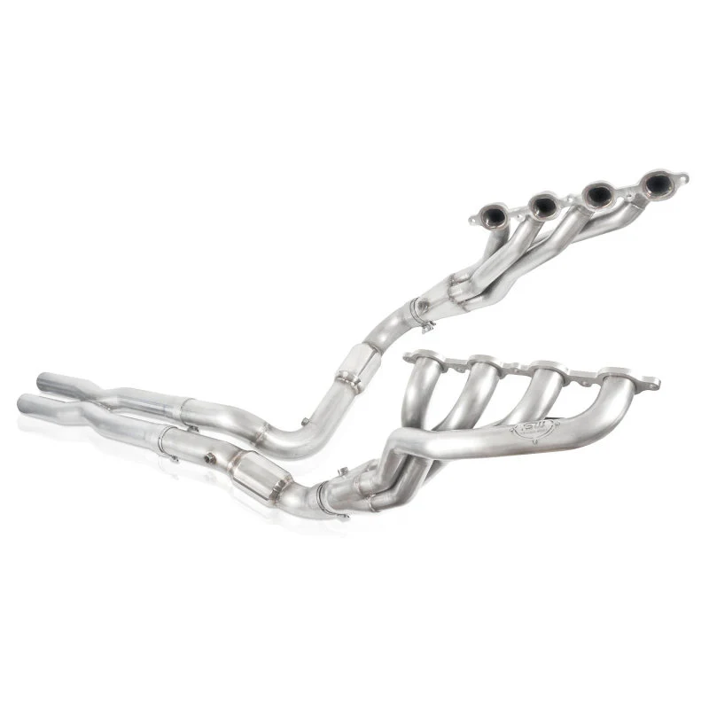 Stainless Works 2014-16 Chevy Silverado/GMC Sierra Headers High-Flow Cats - Image 2