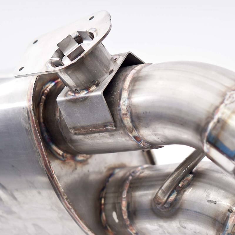 Stainless Works 2016+ Chevy Camaro SS 3in Redline Factory Connect Axle Back w/Valve & 4in Quad Tips - Image 3