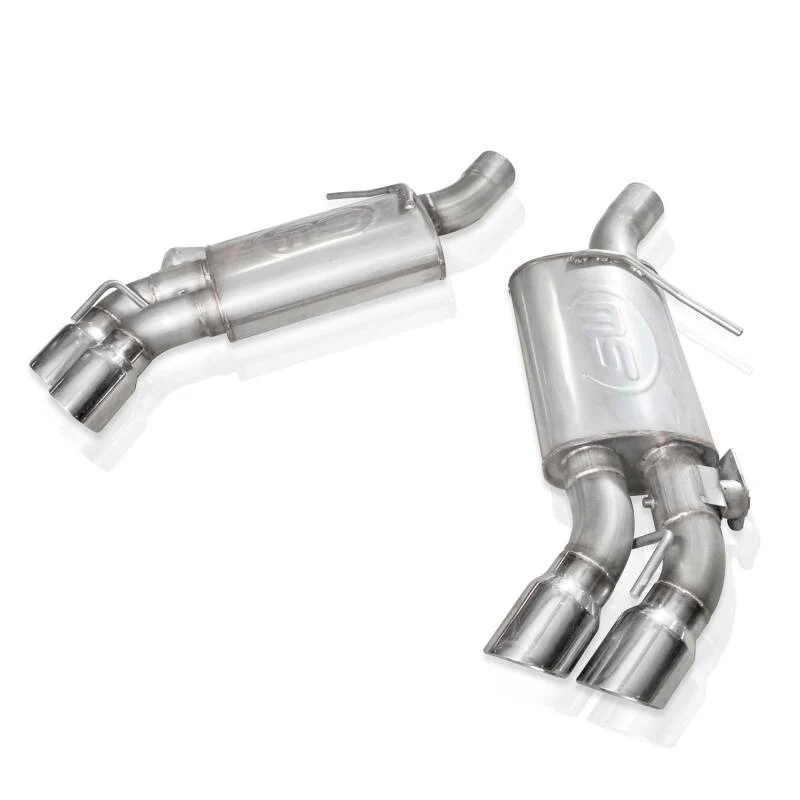 Stainless Works 2016+ Chevy Camaro SS 3in Redline Factory Connect Axle Back w/Valve & 4in Quad Tips - Image 8