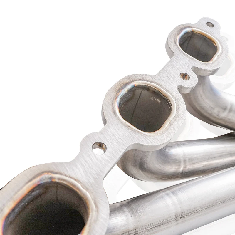 Stainless Works 2019+ Chevrolet Silverado 5.3L Catted Headers 1-7/8in Primaries 3in Leads Y-Pipe - Image 4