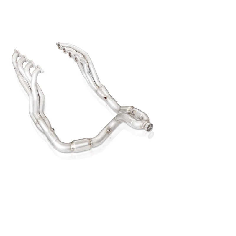Stainless Works 2019+ Chevrolet Silverado 5.3L Catted Headers 1-7/8in Primaries 3in Leads Y-Pipe - Image 6