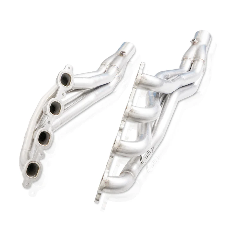 Stainless Works 2019+ Chevrolet Silverado 5.3L Catted Headers 1-7/8in Primaries 3in Leads Y-Pipe - Image 9