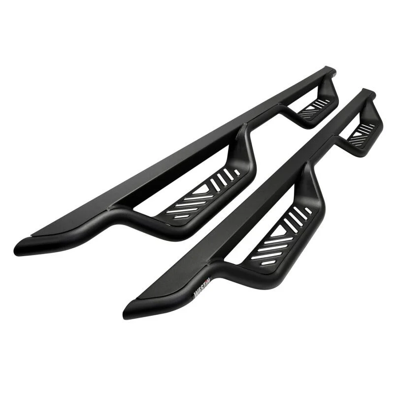 Westin 15-22 Chevrolet Colorado / GMC Canyon Crew Cab Outlaw Nerf Step Bars - Textured Black - Image 2