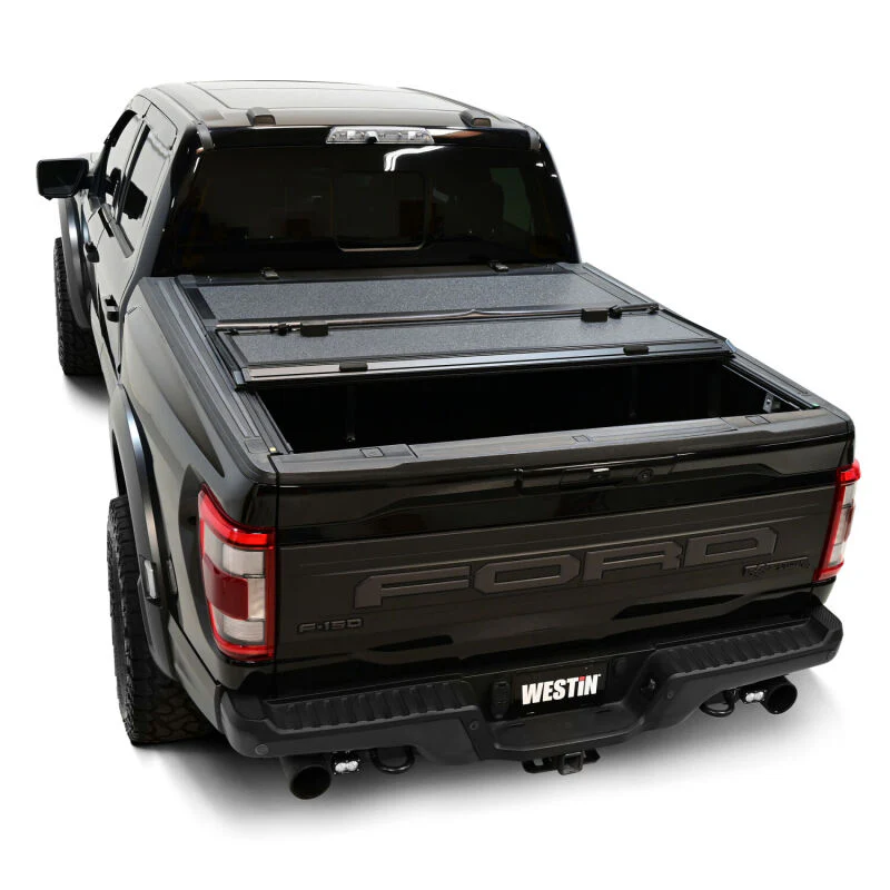 Westin 15-25 Ford F-150 5ft. 7in. Bed Hard Tri-Fold Tonneau Cover - Black - Image 3