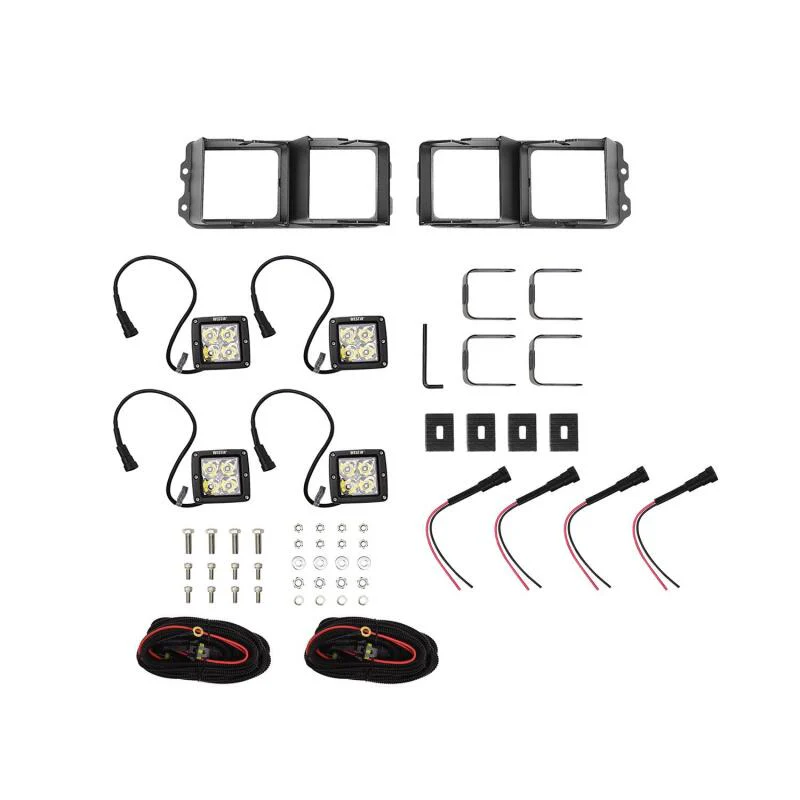 Westin 16-19 Chevy/GMC Silverado/Sierra 1500 Pro-Mod Front Bumper - Textured Black - Image 12