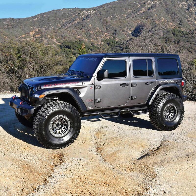 Westin 18-22 Jeep Wrangler JL Unlimited Outlaw Nerf Step Bars - Textured Black - Image 5