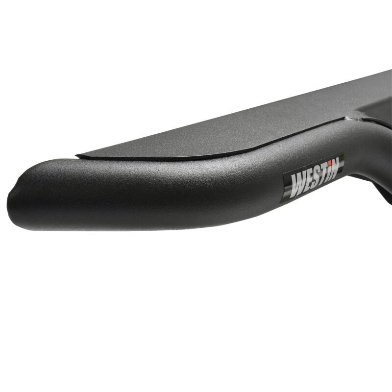Westin 19-22 Chevrolet Silverado / GMC Sierra Crew Cab Outlaw Nerf Step Bars - Textured Black - Image 8