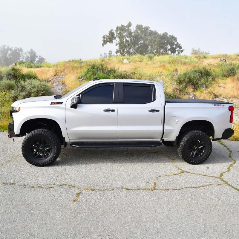 Westin 19-23 Chevrolet/GMC Silverado/Sierra 1500 Crew Cab Outlaw Nerf Step Bars - Textured Black - Image 10